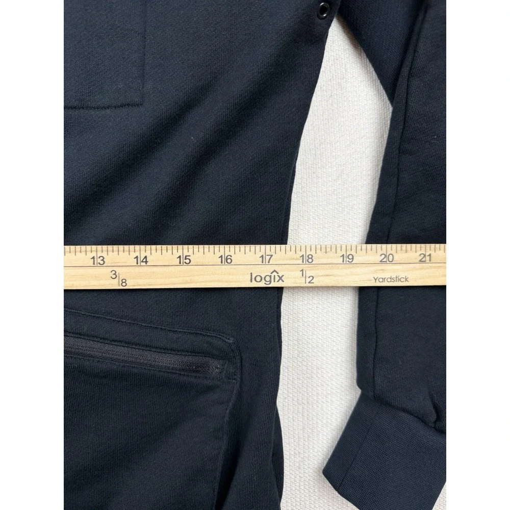Nike Sportswear Womens Full Zip Jacket XL Multi Zipper Pockets Black Athleisure